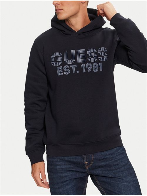 felpa uomo blu GUESS | M4YQ36K9Z21/G7V2